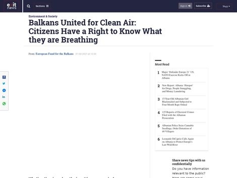 https://exit.al/en/2021/04/01/balkans-united-for-clean-air-citizens-have-a-right-to-know-what-they-are-breathing/?fbclid=IwAR25vvG5OA35hpnx15baTpujrbmgRJZSPof5NiBY3Hx1z8lGTDmLMQsN3iA